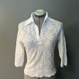 Lace stretch top, size medium